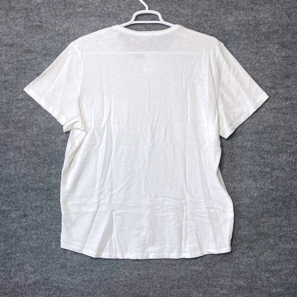 Marine Layer Mens XXL Heavy Slub Pocket Tee Antique Cream White NWT Fall 2022 - Picture 4 of 8